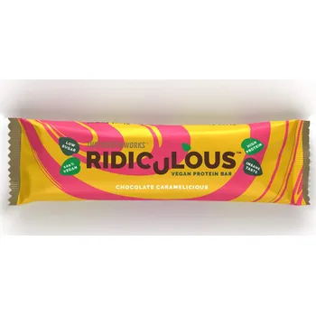 Sport Ridiculous Vegan Protein Bar - The Protein Works Příchuť: čokoláda arašídy, Balení (g): 9 x 47 g