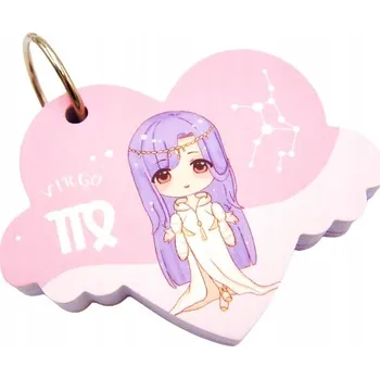 Zápisník Mini notes zápisník na přívěsku znamení zvěrokruhu PANNA