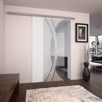 Interiérové dveře Melina Modena skleněné posuvné dveře 810 mm softclose