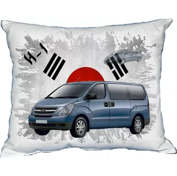 Povlak na dekorativní polštářek Polštářek s osobním autem Hyundai H-1 (Polštářek s osobním autem )