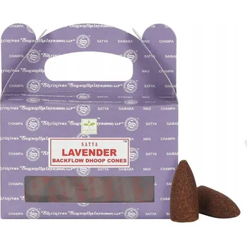 Vonná tyčinka Kouřové vonné kužely do aromalamp BACKFLOW LEVANDULE