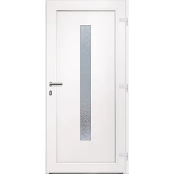 Vchodové dveře OMAXI Vchodové dveře antracitové 98 x 208 cm PVC 777418