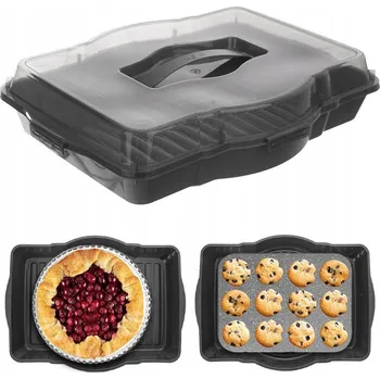 Dóza na potraviny Orion 154033 dóza na dort černá