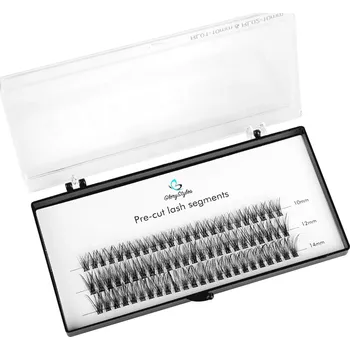 Umělé řasy GloryStyles Segmentové řasy DI06 multipack