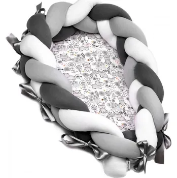 Hnízdečko pro miminko T-TOMI Pletené hnízdečko pro miminko 2v1