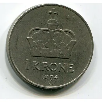 NORSKO. 1 krone 1994.
