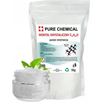 Krystalický Mentol Pure Chemical 50 g čistota 99,99 %