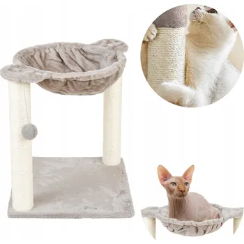 Nízký škrabák, pelíšek, škrabací sloupek, věž Dogguru do 60 cm