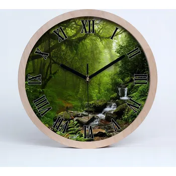 Hodiny Kuchyňské nástěnné hodiny džungle v Nepálu fi 20 cm