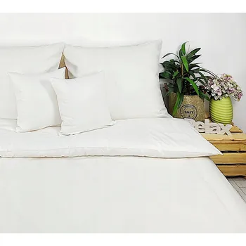 Povlečení Povlečení saténová bavlna PREMIUM 160x200 Ecru krémová Jednobarevné