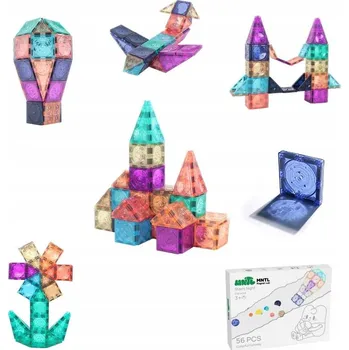 ostatní stavebnice Stavebnice kostky pro děti 3D Vzdělávací hra 56 dílků