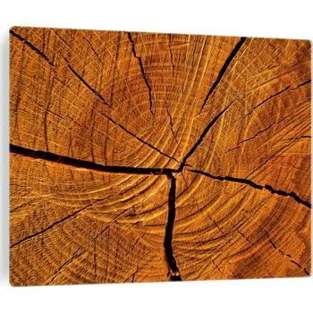 Varná deska Tvrzené sklo na indukční desku - motiv dřeva, stromu a kmene