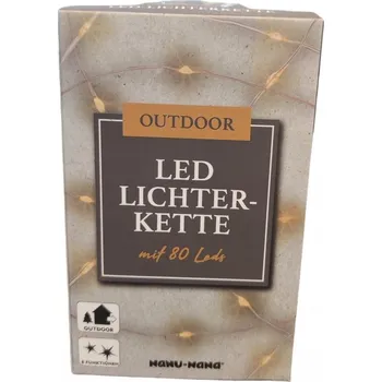 Venkovní osvětlení VENKOVNÍ LED SVĚTELNÝ ŘETĚZ 80 LED