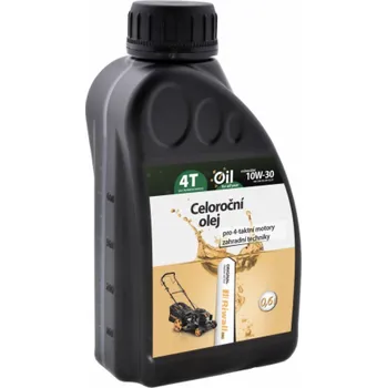 Celoroční olej Riwall pro 4-taktní motory (0.6l, SAE10W-30)