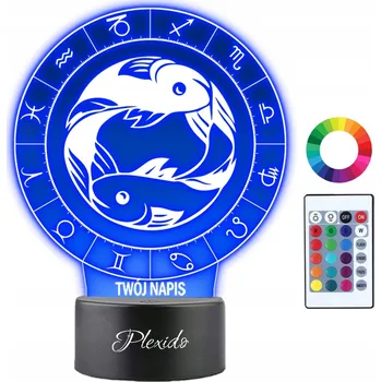 Lampička Plexido vícebarevná Noční lampa