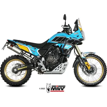 Výfuk pro motocykl MIVV Dakar Slip-On tlumič výfuku z nerezové oceli - Yamaha Ténéré 700 19-22 Y.064.LDKX