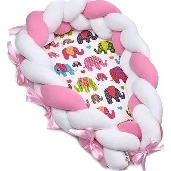 Hnízdečko pro miminko T-TOMI Pletené hnízdečko pro miminko 2v1