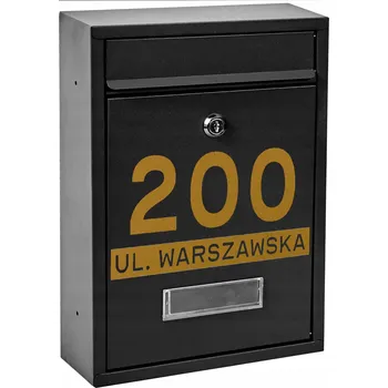 Poštovní schránka Poštovní schránka euroschránka, vhoz M-TEC černá