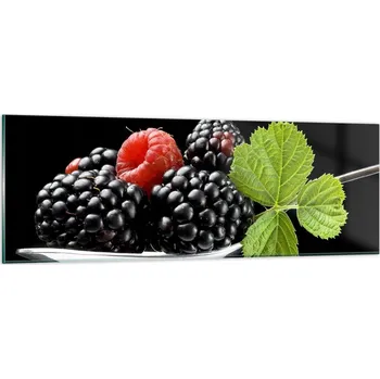 Obraz Obraz na skle do obýváku ložnice 90x30 ovoce foto obrazy na zeď sklo