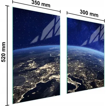 Kuchyňské prkénko Krájecí deska TMK ArtDeko sklo 2 ks