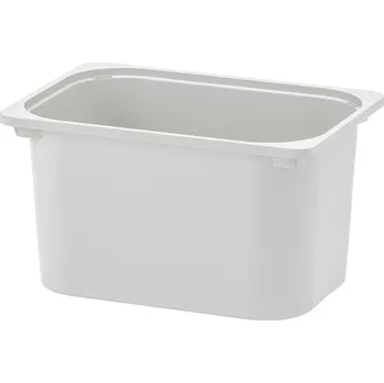 Úložný box Krabička na hračky Ikea 42 x 23 cm v odstínech šedé