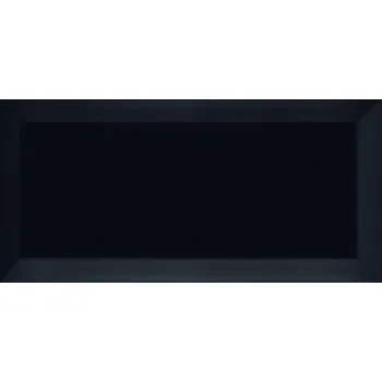 Obklad Obklad Ribesalbes Chic Colors negro bisel 10x20 cm lesk CHICC1351