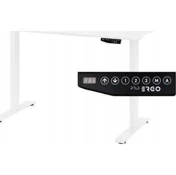 Psací stůl Obdélníkový psací stůl ProErgo 138 x 80 x 119 cm bílý