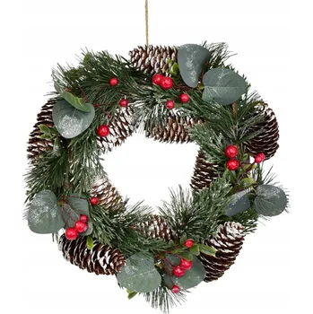 Věnec Věnec šiškový s eukalyptem 26 cm