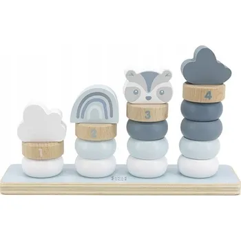 ostatní stavebnice LABEL LABEL - DŘEVĚNÉ STAVEBNICE - VĚŽ / STAVEBNICE