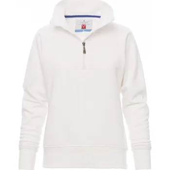 Dámská mikina Payperwear Dámská mikina Miami se stojáčkem a elastickým žebrováním Barva: Bílá, Velikost: L