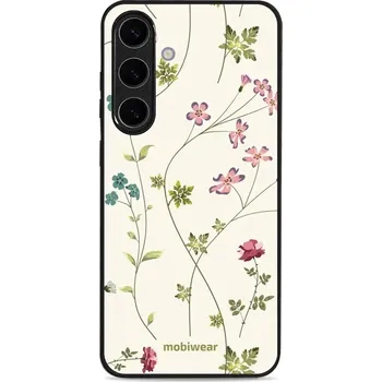 Pouzdro na mobilní telefon Lesklý kryt Mobiwear Glossy - Samsung Galaxy S25 Plus - G035G - Tenké rostlinky s květy (Prémiové lesklé pouzdro, obal, kryt Mobiwear Glossy na mobil Samsung Galaxy S25 Plus - G035G - Tenké rostlinky s květy, materiál Plast + TPU silikon - krytí po všech)