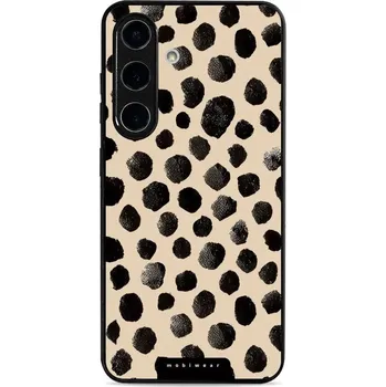 Pouzdro na mobilní telefon Lesklý kryt Mobiwear Glossy - Samsung Galaxy S25 - GA50G Černé puntíky (Prémiové lesklé pouzdro, obal, kryt Mobiwear Glossy na mobil Samsung Galaxy S25 - GA50G Černé puntíky, materiál Plast + TPU silikon - krytí po všech stranách, neošoupatelný potisk,)