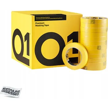 Q1 PREMIUM Maskovací páska ŽLUTÁ / 24 mm x 50 m