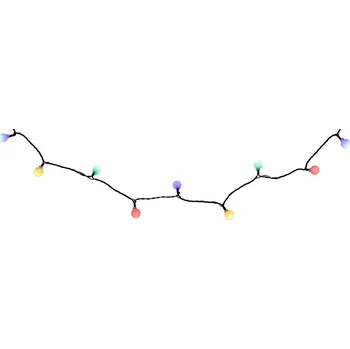 Vánoční dekorace Reťaz MagicHome Vianoce Cherry Balls, 100x LED multicolor, IP44, 8 funkcií, osvetlenie, L-9,90 m