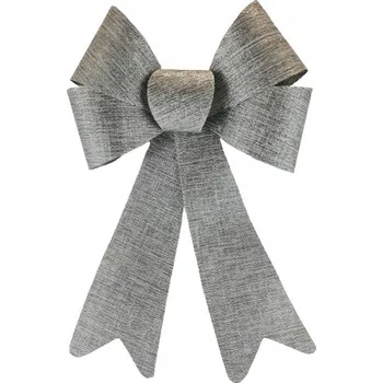 Vánoční dekorace MAŠLE VELKÁ STŘÍBRNÁ 16 × 25 CM DEKORACE DÁREK