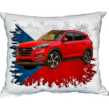 Povlak na dekorativní polštářek Polštářek s osobním autem Hyundai Tucson III. (Polštářek s osobním autem )