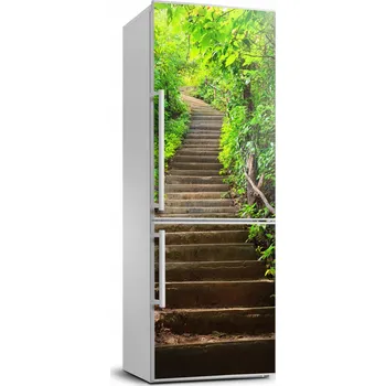 Fototapeta Samolepka Tapeta na lednici Schody do lesa 70x190 cm