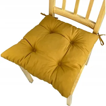 Polštář Polštář na židli MUSTARD TRAPEZOID
