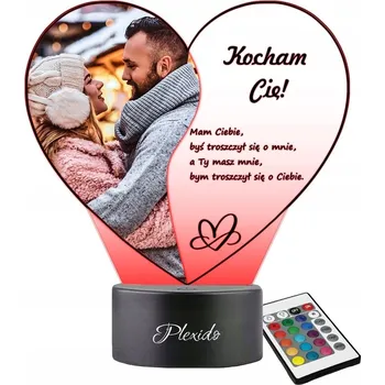 Lampička Plexido vícebarevná Noční lampa