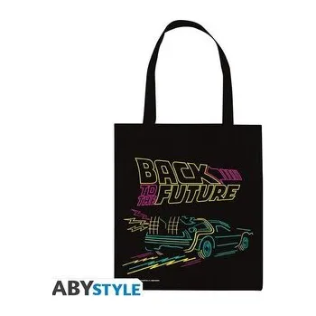 Back to the Future - Taška přes rameno / Neon DeLorean