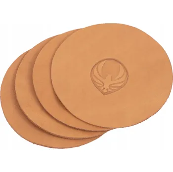 Podtácek Kožené podložky pod hrnek, šálek, sada ORLOVSKY hnědé