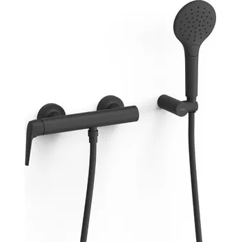 Vodovodní baterie Tres Fuji sprchová baterie nastěnná černá 28116701NM