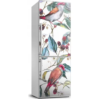 Fototapeta Samolepka na ledničku Ptáci a ostružiny 70x190