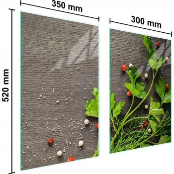 Kuchyňské prkénko Krájecí deska TMK ArtDeko sklo 2 ks