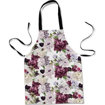 Kuchyňská zástěra Kuchyňská zástěra se vzorem květin