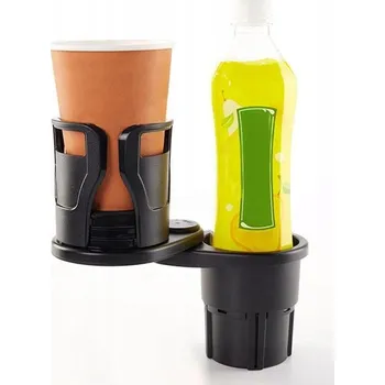 Držák na kartáček Dvojitý držák na kelímek do auta organizér