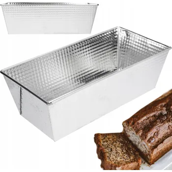 Plech na pečení Forma na pečení bábovky / chlebíčku, plech 30x14,5x10 cm