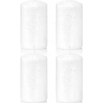 Svíčka Tradiční parafínová svíčka bez vůně Drobo 4 ks