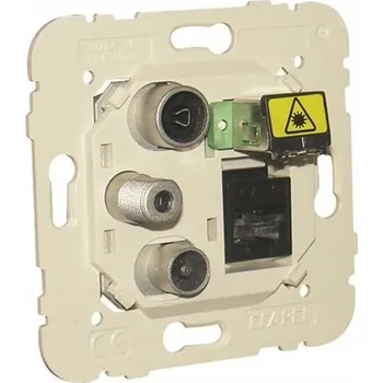 Elektrická zásuvka Anténní a internetová zásuvka do zdi Efapel bílá