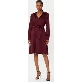 Dámské šaty Rinascimento Košilové šaty CFC0121838003 Bordó Regular Fit S